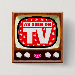 Som på TV - Retro TV - Anpassad Knapp