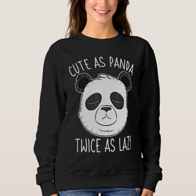 Som Panda två gånger som Lazy Bear Activists T Shirt (Framsida)