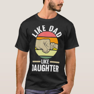 som pappa lik dotter far t shirt