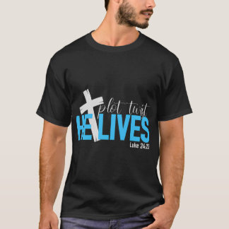 Som Plot Twist Jesus bor i Påsk har han blivit ris T Shirt