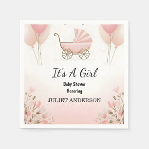 Som Ro Boho Guld Mamma Chic Vår Flicka Shower Pappersservett