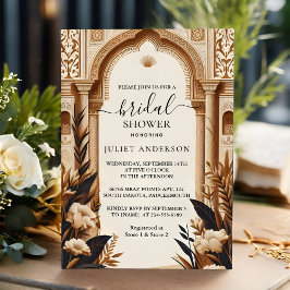 Som Rustic Fiesta Rustic Bold Spain-Möhippa Inbjudningar