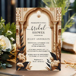 Som Rustic Fiesta Rustic Bold Spain-Möhippa Inbjudningar