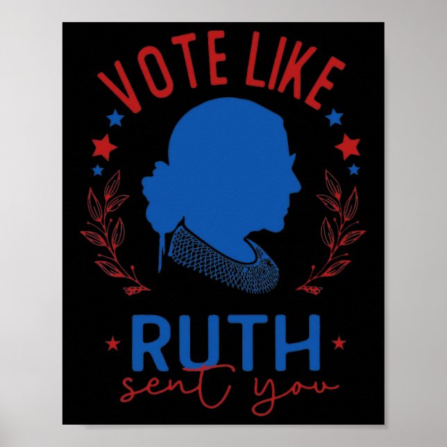 Som Ruth skickade dig en kvinnlig röstinspiration Poster (Framsidan)
