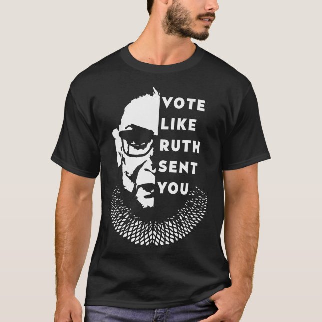 Som Ruth skickade dig - Feminist T Shirt (Framsida)