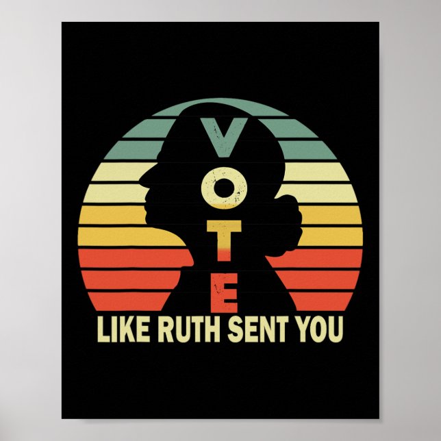 Som Ruth skickade dig - Feministisk kvinnans Vinta Poster (Framsidan)