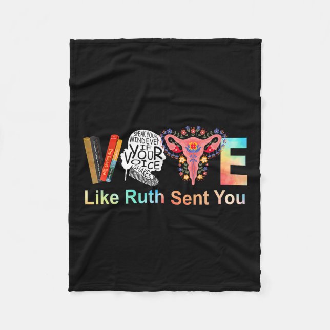 Som Ruth skickade ut din feministiska lgbt Fleecefilt (Framsidan)