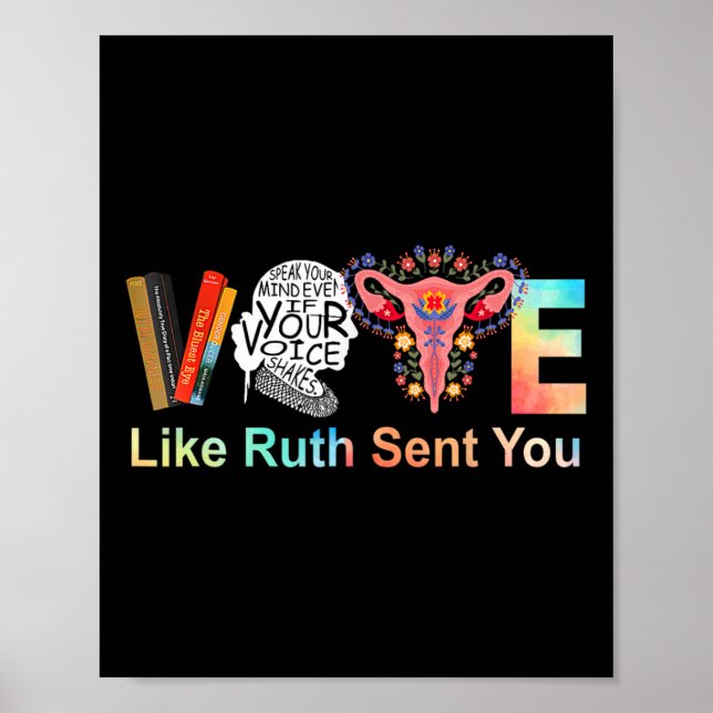 Som Ruth skickade ut din feministiska lgbt Poster (Framsidan)