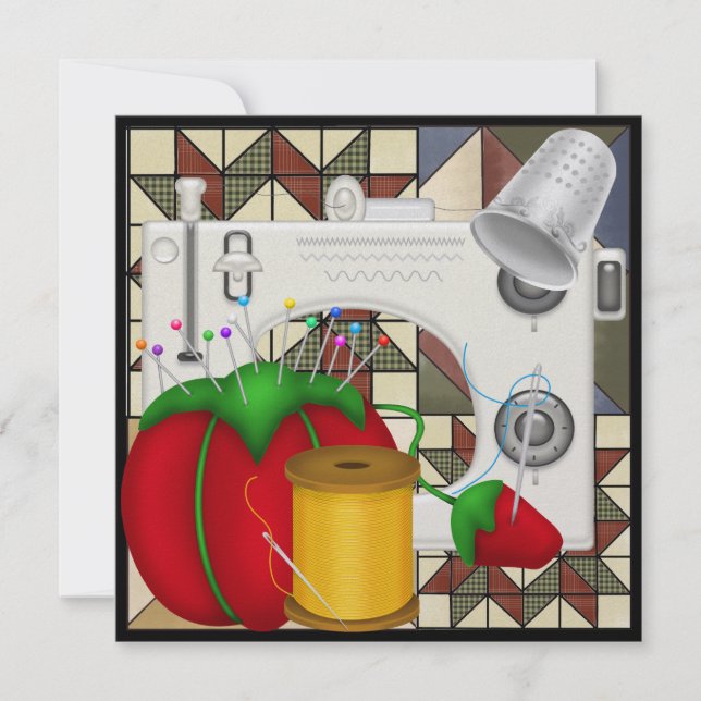 Söm Så Vacker Inbjudan - SRF (Framsida)