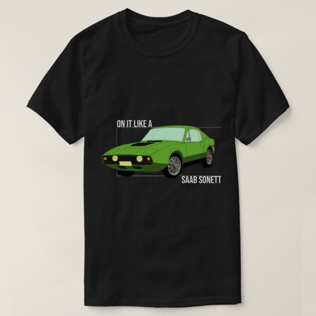 som Saab Sonett T Shirt (Design framsida)