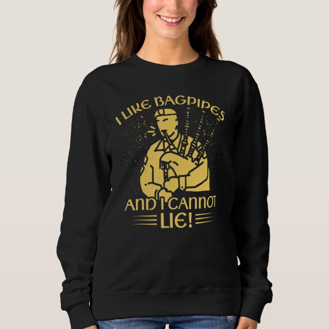 Som säckpipa - Bagpiper Bagpipe Player Bagpipe T Shirt (Framsida)
