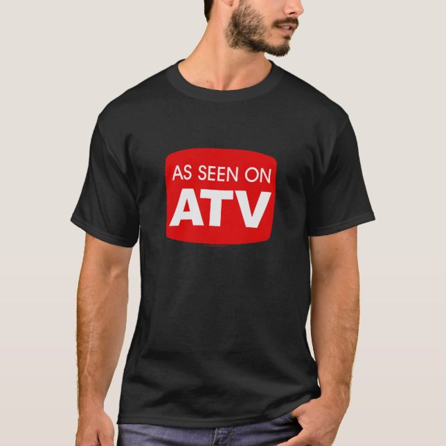 Som sett på ATV (kvadraten 4-Wheeler 3-Wheeler) T Shirt (Framsida)