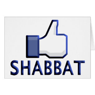 Som Shabbat Hälsningskort