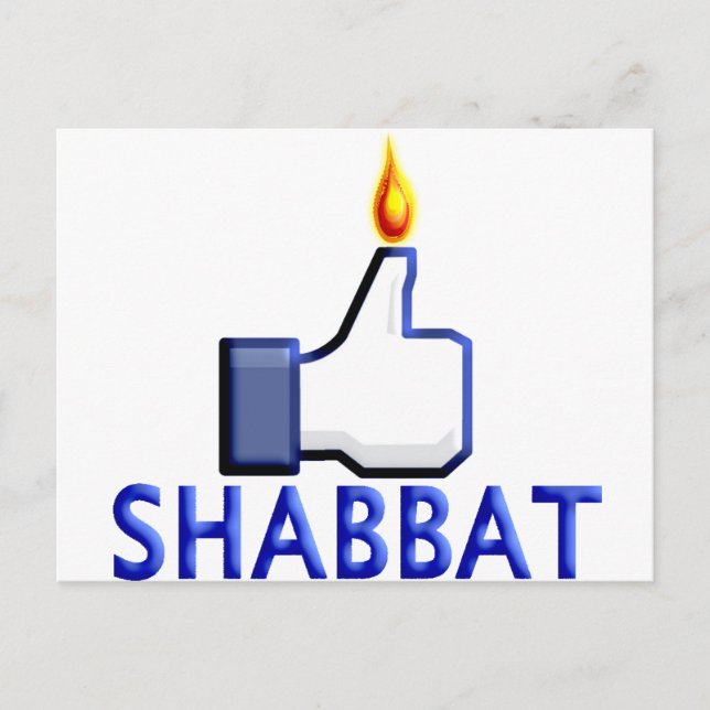Som Shabbat Vykort (Framsida)