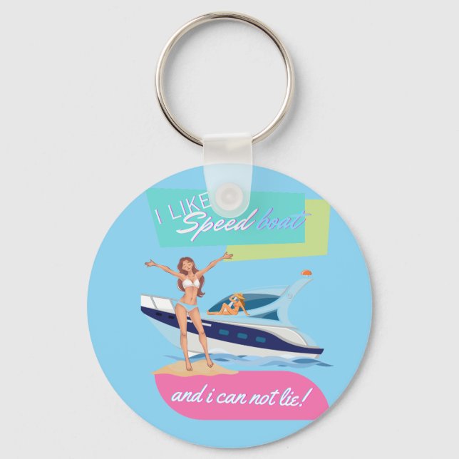 som snabbbåt nyckelring (Framsida)