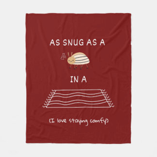 Som snus som kryp i en matta-idiom fleecefilt