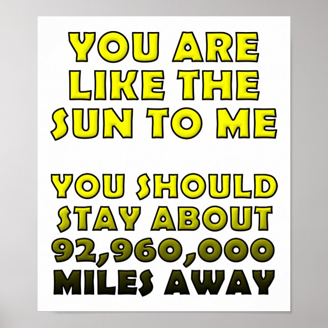 Som Sol Funny Poster (Framsidan)