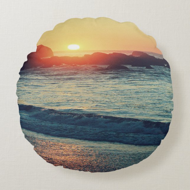 Som Sol..... Rund Kudde (Framsidan)