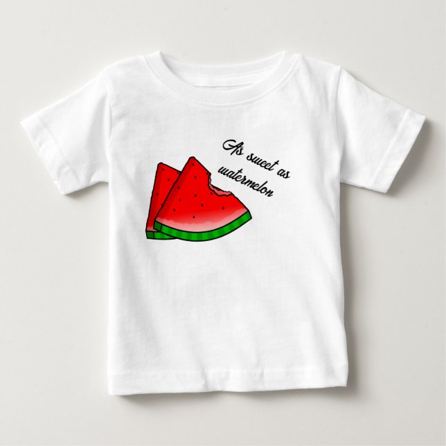 Som sötat som vattenmelon Baby T-Shirt (Framsida)