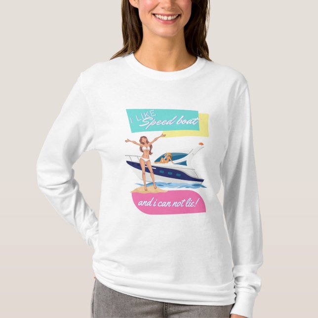 som speedbåt  t shirt (Framsida)
