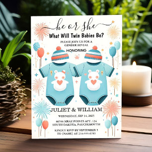 Som spel OjBaby-kombinerad dubbel tvåfaldig Gender Inbjudningar