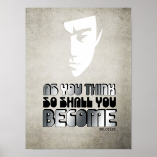 som tänka ska du bli poster
