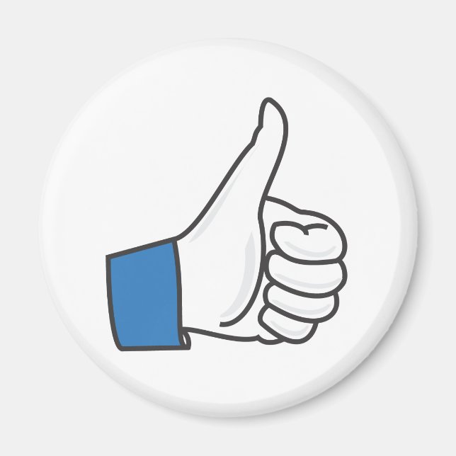 Som Thumb Up-Roligt Magnet (Framsidan)