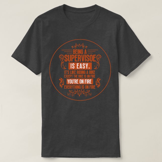 Som tillsynsman 1 t shirt (Design framsida)
