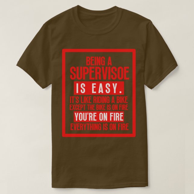 Som tillsynsman 21 t shirt (Design framsida)