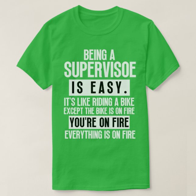 Som tillsynsman 3 t shirt (Design framsida)