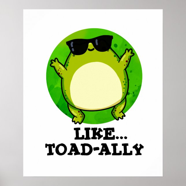 Som Toad-ally-Funny Toad Pun Poster (Framsidan)