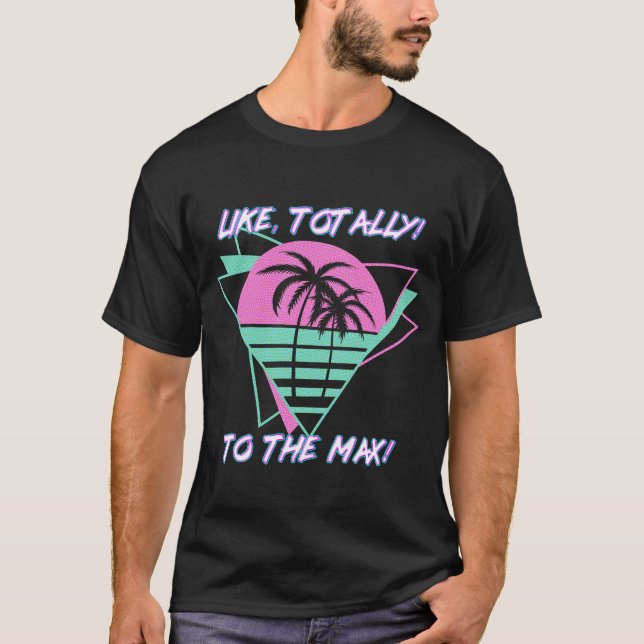 Som totalt! Till Max! Miami 1980 T Shirt (Framsida)