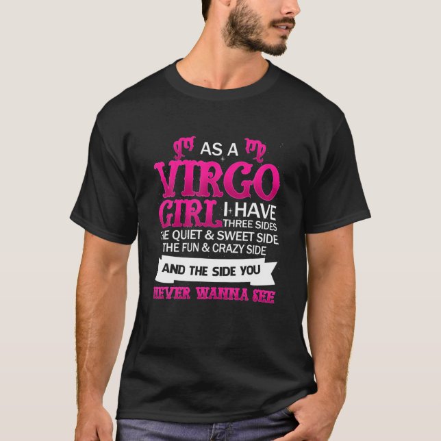 Som Våg-flicka har jag tre sidor av tystnaden T Shirt (Framsida)