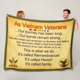SOM VIETNAM VETERANS FLEECEFILT