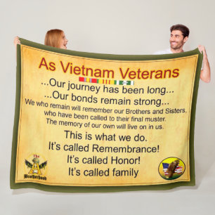 SOM VIETNAM VETERANS FLEECEFILT