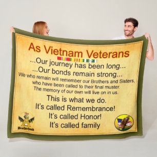 SOM VIETNAM VETERANS FLEECEFILT