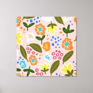 Som vilda blommor canvastryck