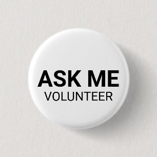 Som "Volunteer svartvit anpassningsbar" enkel text Knapp