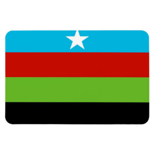 Somali Bantu Liberation Movement Flagga Magnet
