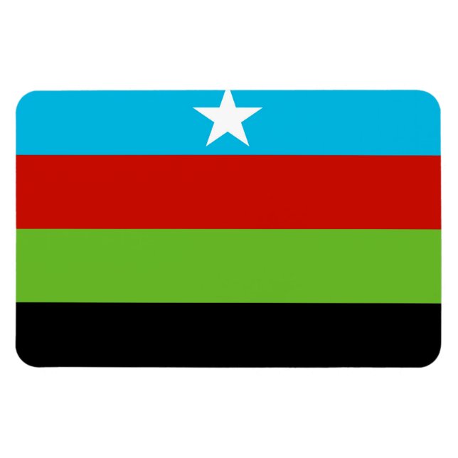 Somali Bantu Liberation Movement Flagga Magnet (Horisontell)