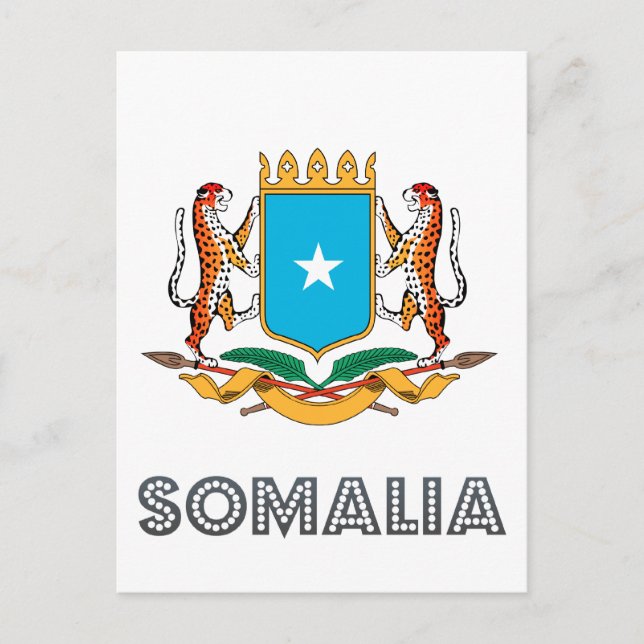Somali Emblem Vykort (Framsida)