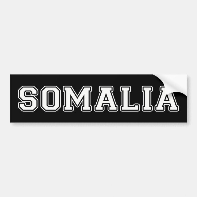 Somalia Bildekal (Framsidan)