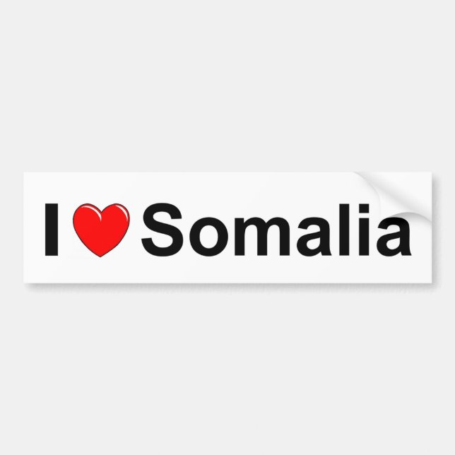Somalia Bildekal (Framsidan)