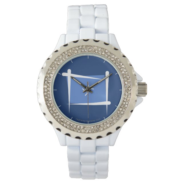 Somalia Brush Flagga Armbandsur (Framsida)