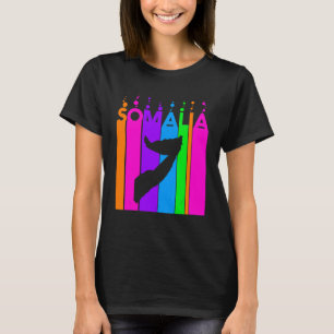 Somalia Färgglada Bubblor T Shirt
