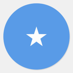 Somalia Fisheye Flagga Klistermärke