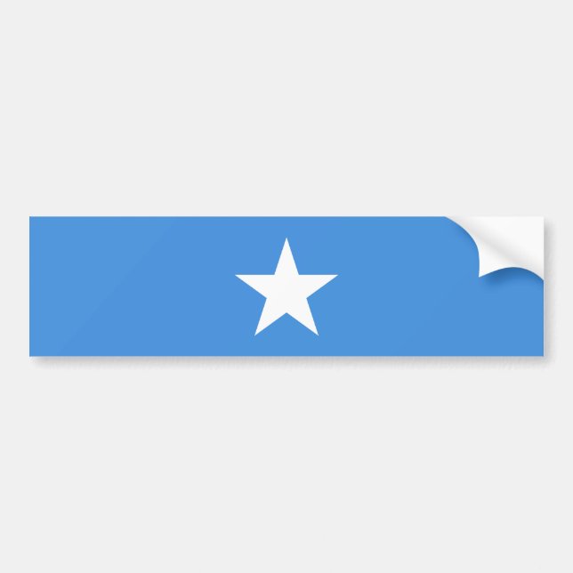 Somalia Flag Bildekal (Framsidan)