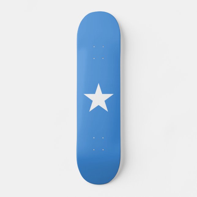 Somalia Flag Mini Skateboard Bräda 18,5 Cm (Framsida)