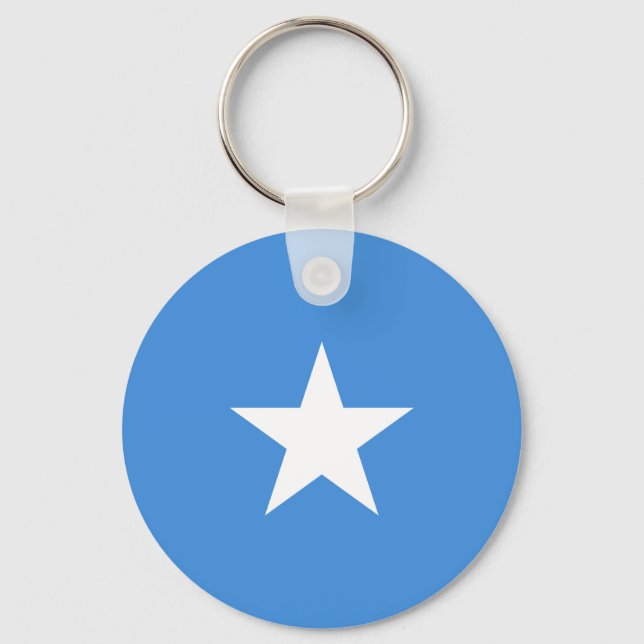 Somalia Flag Nyckelring (Framsida)