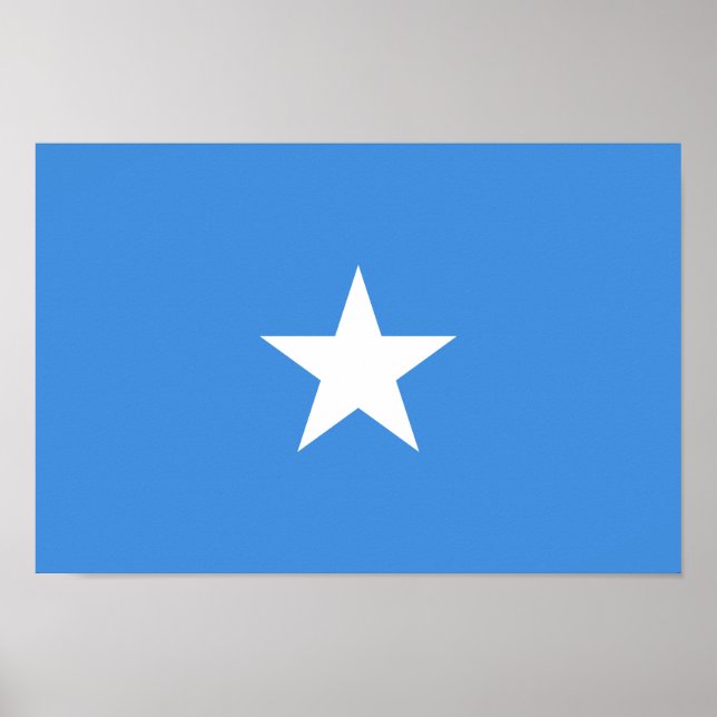Somalia Flag Poster (Framsidan)